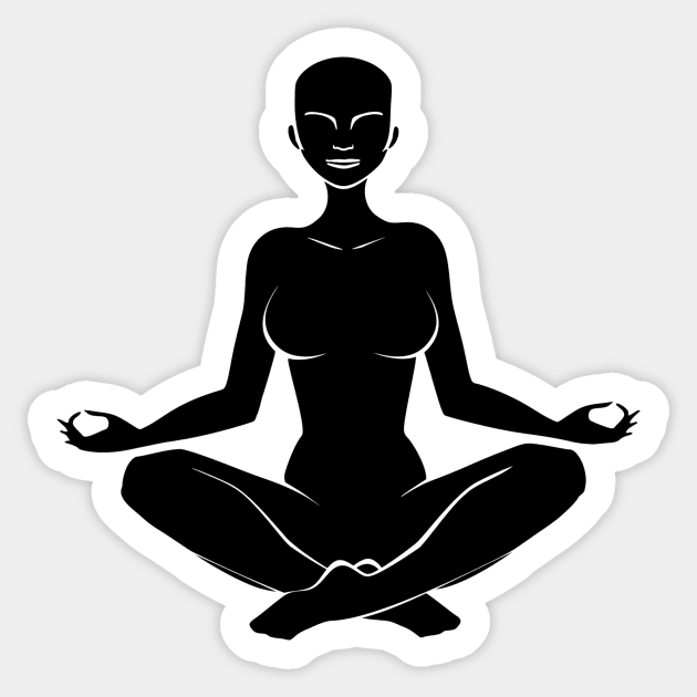 Joga Just Breathe New Design Sticker by mpdesign